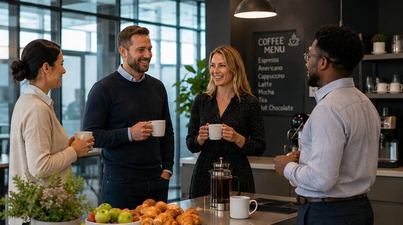 coffee morning en empresa